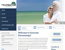 Tablet Screenshot of dermatologyonline.com